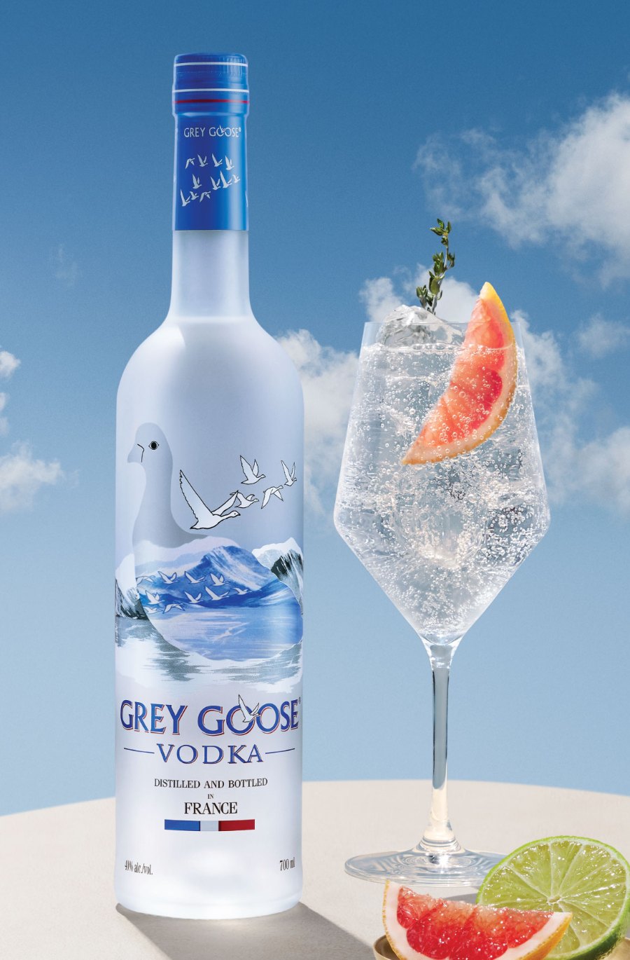 Grey Goose Vodka bottle