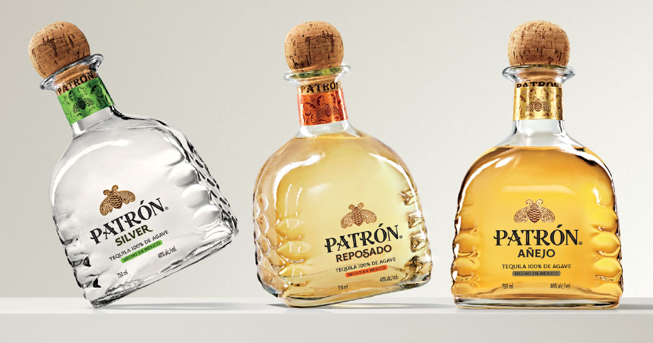 Patrón Silver, Reposado and Añejo
